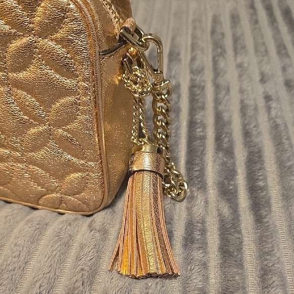 Michael Kors Metallic Rose Crossbody Bag - Picture 8 of 16